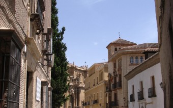 Calle Stan María del Buen Aire desde el palacio de Villalegre (JmGM)